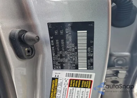 2021 Toyota Highlander L z USA, uszkodzony, nr VIN 5TDBZRBH4MS531646